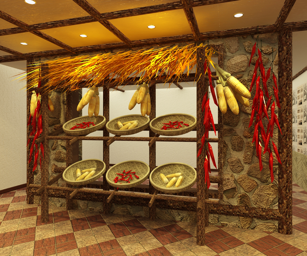 乔家面(东北大院风格)设计方案